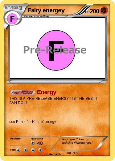 Pokemon Fairy energey