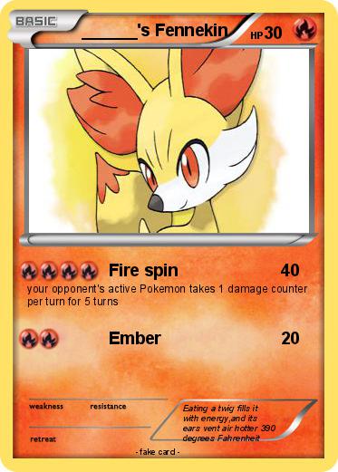 Pokemon ______'s Fennekin