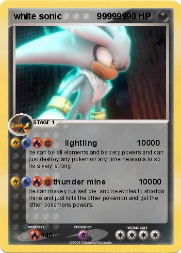 Pokemon white sonic              999999
