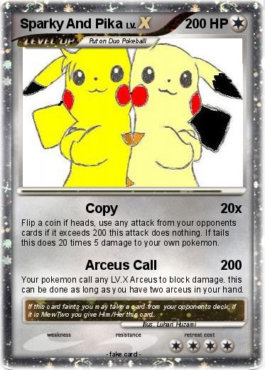 Pokemon Sparky And Pika