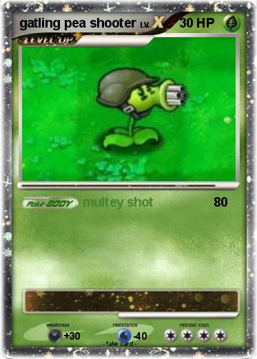 Pokemon gatling pea shooter