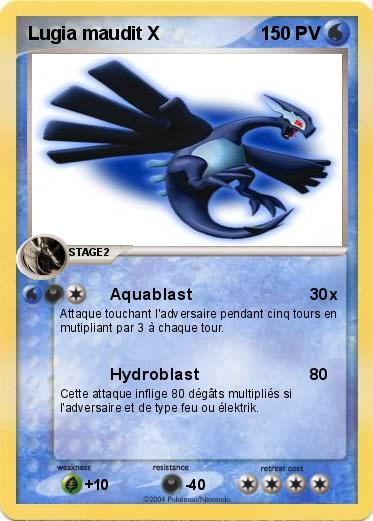 Pokemon Lugia maudit X