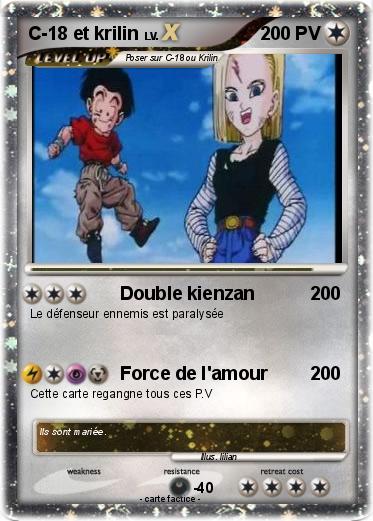 Pokemon C-18 et krilin