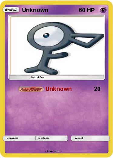 Pokemon Unknown