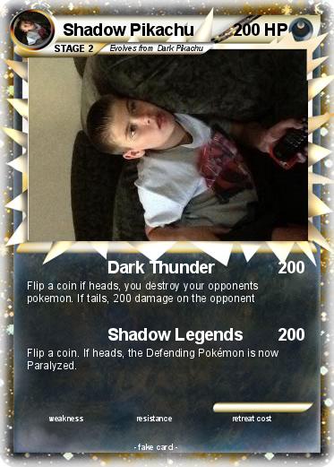 Pokemon Shadow Pikachu