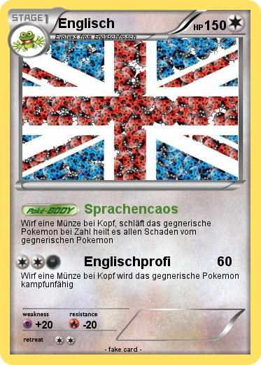 Pokemon Englisch