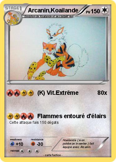 Pokemon Arcanin,Koailande