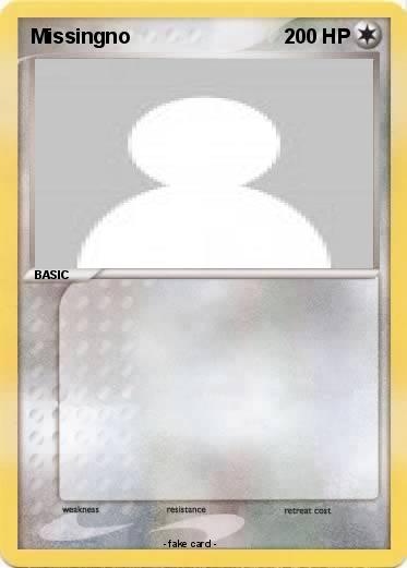 Pokemon Missingno