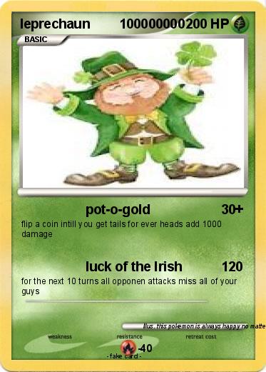 Pokemon leprechaun        100000000