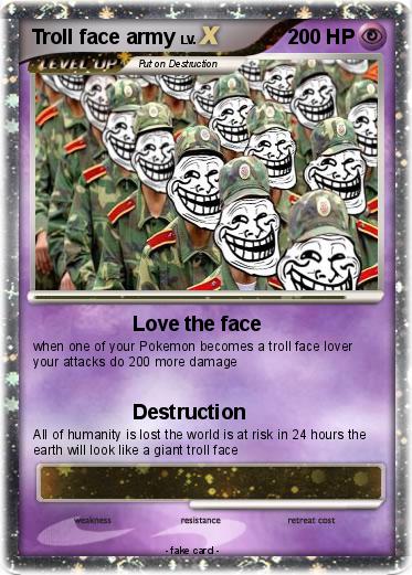Pokemon Troll face army
