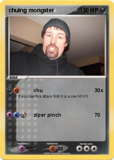 Pokemon chuing mongster