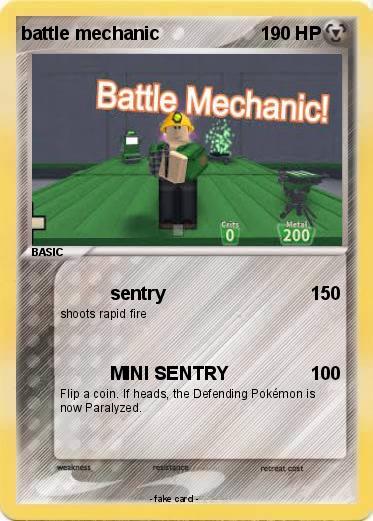 Pokemon battle mechanic