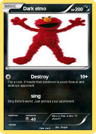 Pokemon Dark elmo