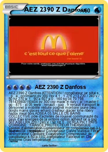 Pokemon AEZ 2390 Z Danfoss