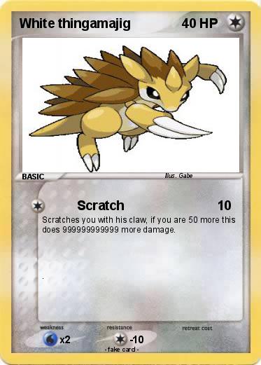 Pokemon White thingamajig