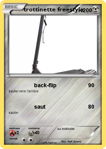 Pokemon trottinette freestyle