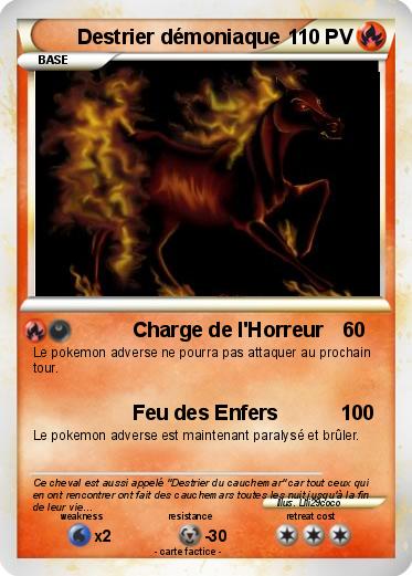 Pokemon Destrier démoniaque