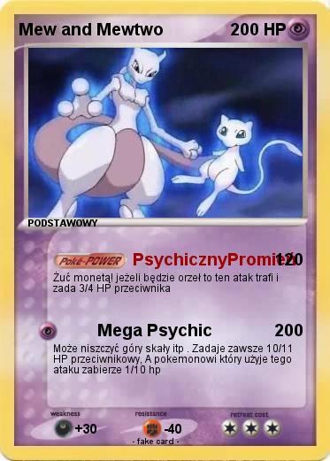 Pokemon Mew and Mewtwo
