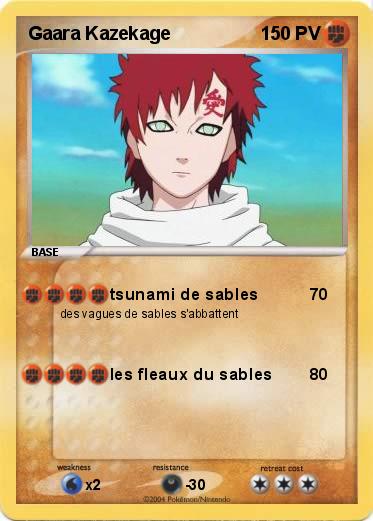 Pokemon Gaara Kazekage