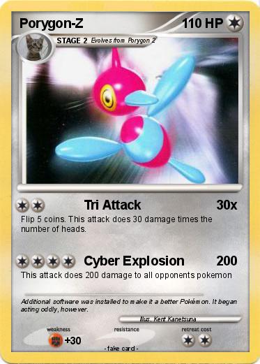 Pokemon Porygon-Z