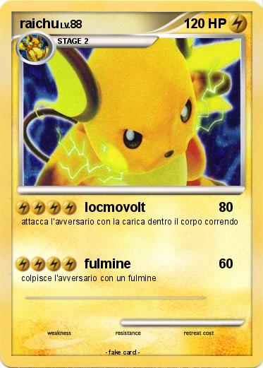 Pokemon raichu