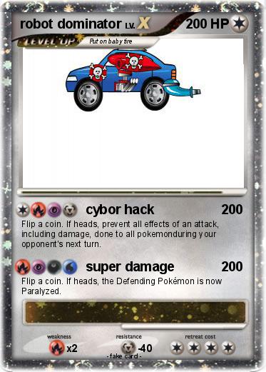 Pokemon robot dominator
