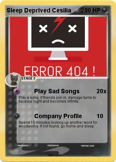 Pokemon Sleep Deprived Cesilia