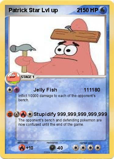 Pokemon Patrick Star Lvl up            2