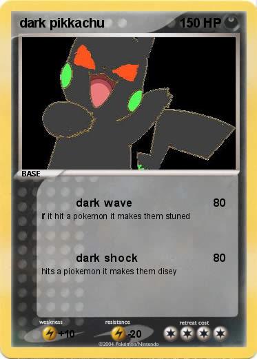 Pokemon dark pikkachu