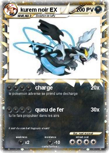 Pokemon kurem noir EX