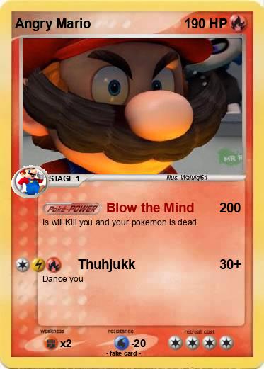 Pokemon Angry Mario