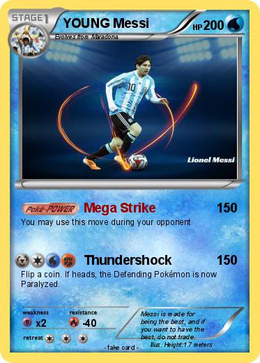 Pokemon YOUNG Messi