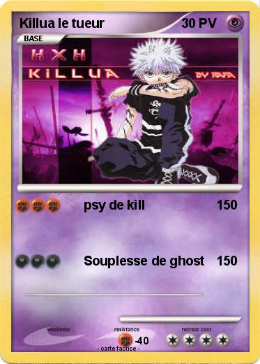 Pokemon Killua le tueur