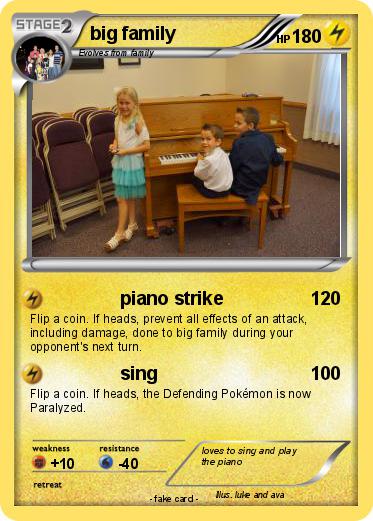 Pokemon big family