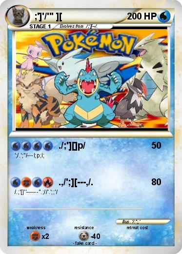 Pokemon ;']'/''' ][