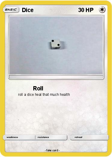 Pokemon Dice