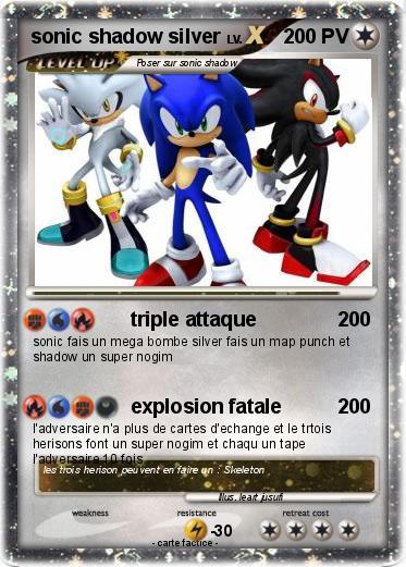 Pokemon sonic shadow silver