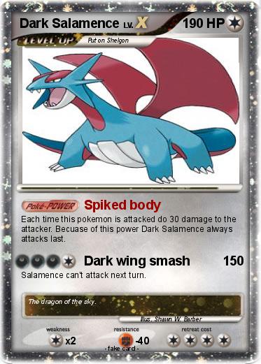 Pokemon Dark Salamence
