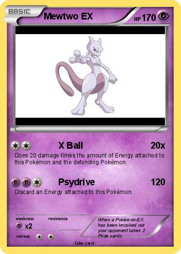 Pokemon Mewtwo EX