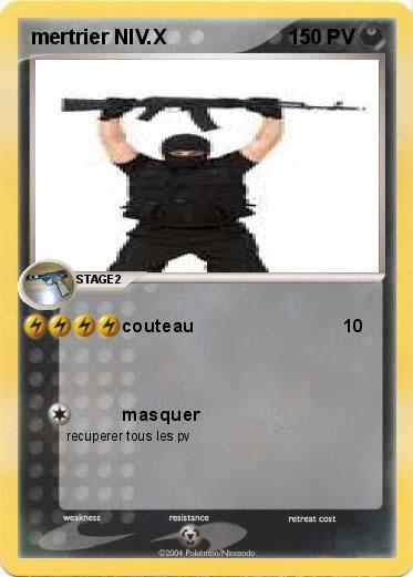 Pokemon mertrier NIV.X
