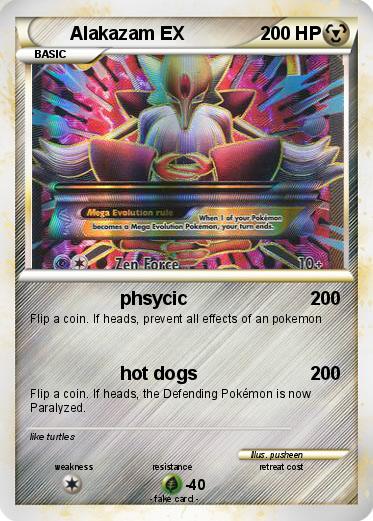 Pokemon Alakazam EX