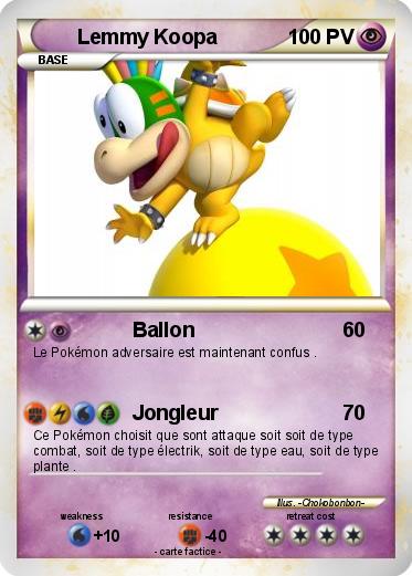 Pokemon Lemmy Koopa