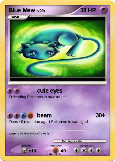 Pokemon Blue Mew
