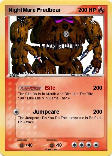 Pokemon NightMare Fredbear