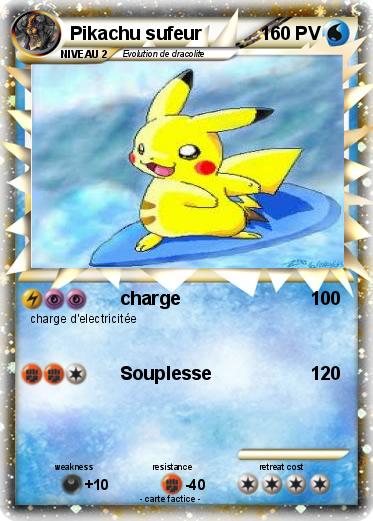 Pokemon Pikachu sufeur