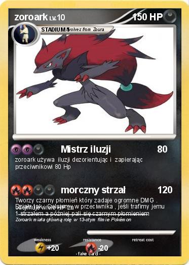 Pokemon zoroark