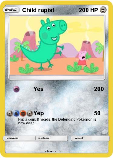Pokemon Child rapist