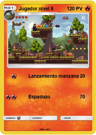 Pokemon Jugador nivel 8