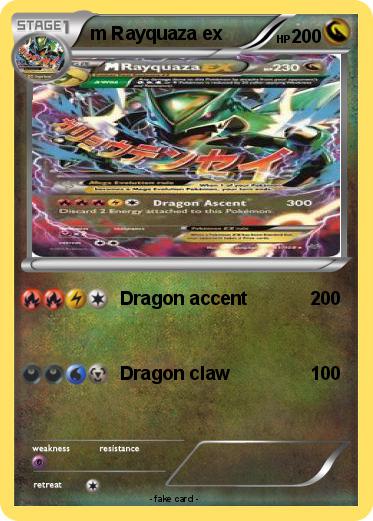Pokemon m Rayquaza ex