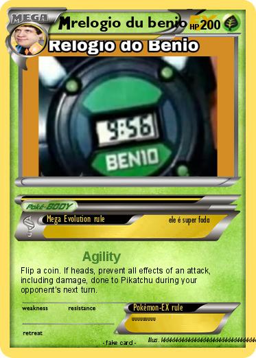 Pokemon relogio du benio